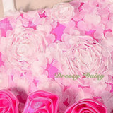 FG281 Girls Rosettes One Shoulder Flower Girl Dresses Party Pageant Dress Size 2-9