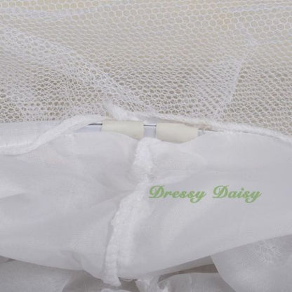 PC002 1-Hoop 2 Tiers Crinoline Petticoat Slip Underskirt For Dress