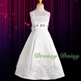 FG018J Girls' Embroideries Special Occasion Communion Dresses Pageant 2-12
