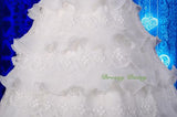 FG271 Girls' Lace Satin Flower Girl Dresses For Wedding Communion Pageant Size 2-11