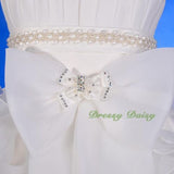 FG230 Girls' Pearls Flower Girl Communion Dresses Pageant Occasion Dress Size 2-12