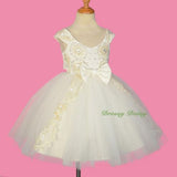 FG311 Girls' Beaded Embroidery Sequins Pageant Party Flower Girl Dresses Size 18 Months - 7