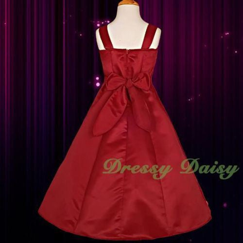 FG018J Girls' Embroideries Special Occasion Communion Dresses Pageant 2-12