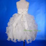 FG230 Girls' Pearls Flower Girl Communion Dresses Pageant Occasion Dress Size 2-12