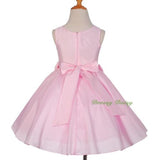 FG282 Sweet Princess Floral Embroideries Flower Girl Wedding Party Dress Size 2-10