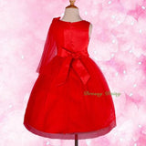 FG275 Girls' Beaded Satin Tulle Wedding Flower Girl Pageant Party Dresses Size 18 Months - 8