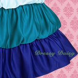 FG180 Girls' Satin Tiered Bubble Flower Girl Dresses Party Pageant Dress Size 4-12