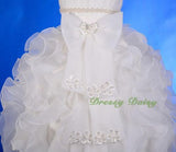 FG230 Girls' Pearls Flower Girl Communion Dresses Pageant Occasion Dress Size 2-12