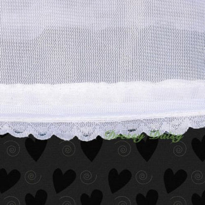PC001 1-Hoop 2 Tiers Crinoline Petticoat Slip Underskirt For Dress