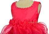FG325 Ruffles Rosettes Flower Girl Dress Birthday Party Occasion Dress Size 12 Months - 5
