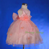 FG220B Tulle Flower Girl Dresses Build-in Petticoat Party Pageant Dress Size 18 Months - 7