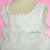 FG325 Ruffles Rosettes Flower Girl Dress Birthday Party Occasion Dress Size 12 Months - 5
