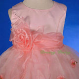 FG220B Tulle Flower Girl Dresses Build-in Petticoat Party Pageant Dress Size 18 Months - 7