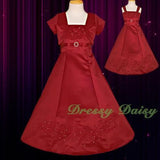 FG018J Girls' Embroideries Special Occasion Communion Dresses Pageant 2-12