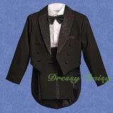 ST001A Boys' 5 Pcs Set Tail Formal Tuxedo Suits Christening Outfit Pageboy Size 9 Months - 8