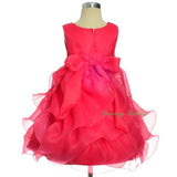 FG325 Ruffles Rosettes Flower Girl Dress Birthday Party Occasion Dress Size 12 Months - 5