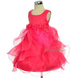 FG325 Ruffles Rosettes Flower Girl Dress Birthday Party Occasion Dress Size 12 Months - 5