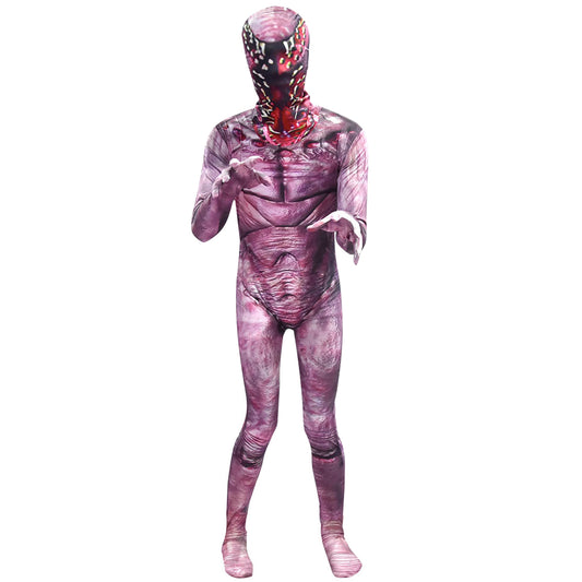 Monster Halloween Costume for Kids Boys | Full Body Zentai Jumpsuit (Basic Version)