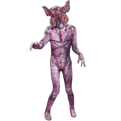 Monster Halloween Costume for Kids | Full Body Zentai Suit (With Mask)