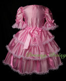 VD001 Vintage Victorian Princess Dresses Fancy Party Pageant Dress Size 18m-9