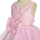 FG321 Diamante Beaded Tulle Flower Girl Formal Dress Pageant Birthday Size 18 Months - 7