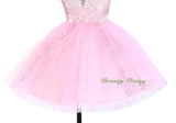 FG303 Rich Beaded Embroidery Flower Girl Dress Wedding Party Occasion Kid Size 18 Months - 7
