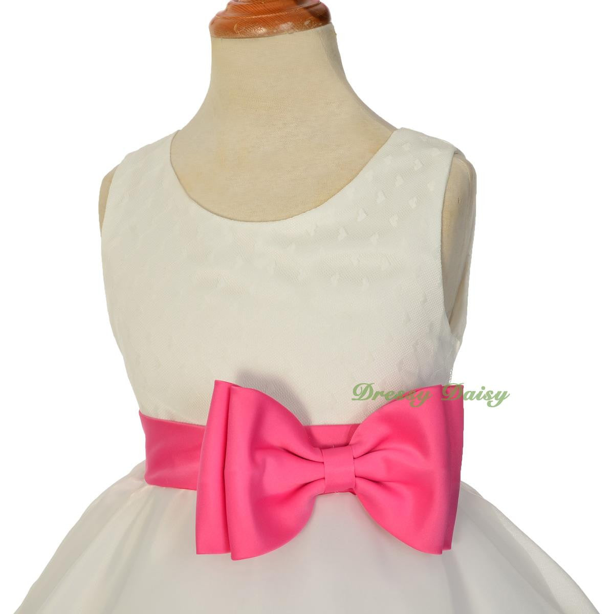 FG310 Lace Organza Tiered Flower Girl Wedding Pageant Party Occasion Dress Size 2-9
