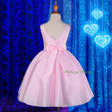 FG268 Girls' V-Shape Back Flower Girl Dresses For Wedding Pageant Party Size 18 Months - 8