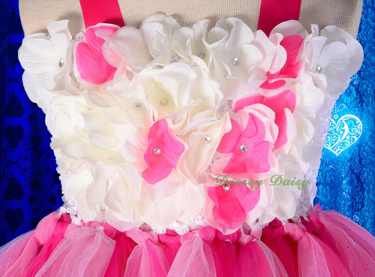 FG256 Girls Tulle Halter Wedding Flower Girl Dresses Pageant Holiday Dress Size 12 Months - 5