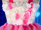 FG256 Girls Tulle Halter Wedding Flower Girl Dresses Pageant Holiday Dress Size 12 Months - 5