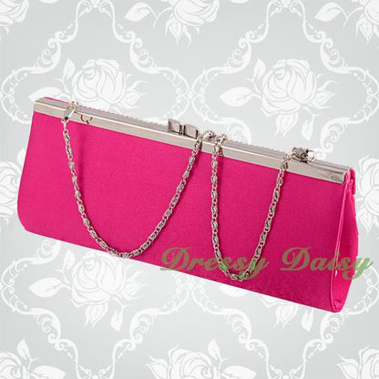 BG013 Diamante Satin Wedding Party Bridal Clutch Purse Bag Handbag Various Color