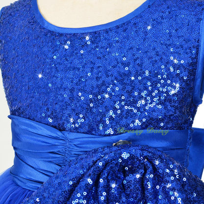 FG314 Girls' Rich Sequined Tulle Pageant Dresses Flower Girl Party Dress Size 2-10