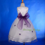 FG220A Girls' Tulle Pageant Party Flower Girl Dresses Build-in Petticoat Size 18 Months - 12