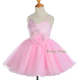 FG302 Girls Diamante Sequin Tulle Flower Girl Dresses Party Pageant Dress Size 2-8