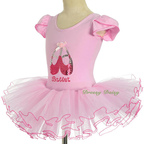 New Girls Ballerina Fairy Prom Party Costume Kids Sequined Flower Dancewear  Gymnastic Leotard Ballet Tutu Dress