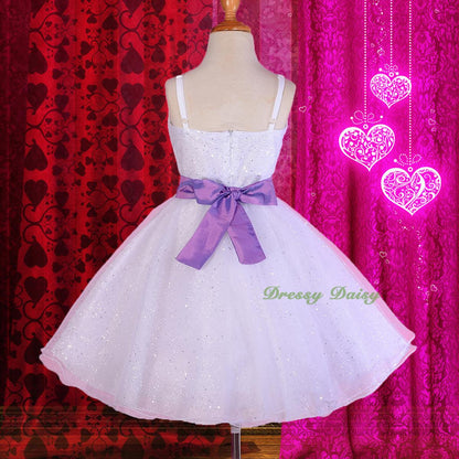 FG261 Girls' Tulle Flower Girl Dresses For Wedding Pageant Size 2-7
