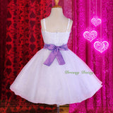 FG261 Girls' Tulle Flower Girl Dresses For Wedding Pageant Size 2-7