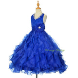 FG313 Girls Glitz Rhinestone Sequin Pageant Dresses Ball Gown Party Dress Size 2-12