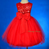 FG314 Girls' Rich Sequined Tulle Pageant Dresses Flower Girl Party Dress Size 2-10