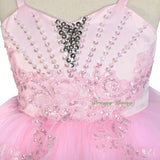 FG303 Rich Beaded Embroidery Flower Girl Dress Wedding Party Occasion Kid Size 18 Months - 7