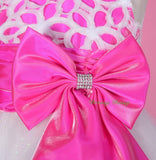 FG246 Girls' Big Bow Tulle Flower Girl Dresses Party Pageant Dress Size 2-9