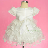 FG323 Beaded Scallop Hemline Dresses Pageant Birthday Occasion Baby Size 9-24 Months