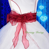 FG220A Girls' Tulle Pageant Party Flower Girl Dresses Build-in Petticoat Size 18 Months - 12