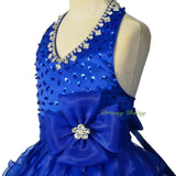 FG313 Girls Glitz Rhinestone Sequin Pageant Dresses Ball Gown Party Dress Size 2-12