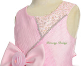 FG321 Diamante Beaded Tulle Flower Girl Formal Dress Pageant Birthday Size 18 Months - 7
