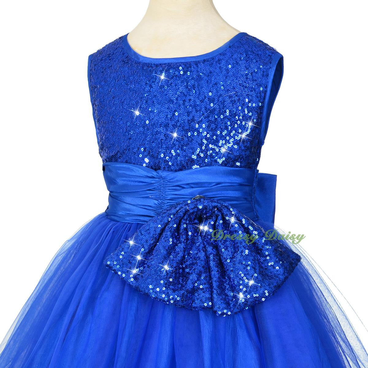FG314 Girls' Rich Sequined Tulle Pageant Dresses Flower Girl Party Dress Size 2-10