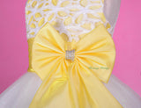 FG246 Girls' Big Bow Tulle Flower Girl Dresses Party Pageant Dress Size 2-9
