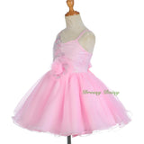 FG302 Girls Diamante Sequin Tulle Flower Girl Dresses Party Pageant Dress Size 2-8