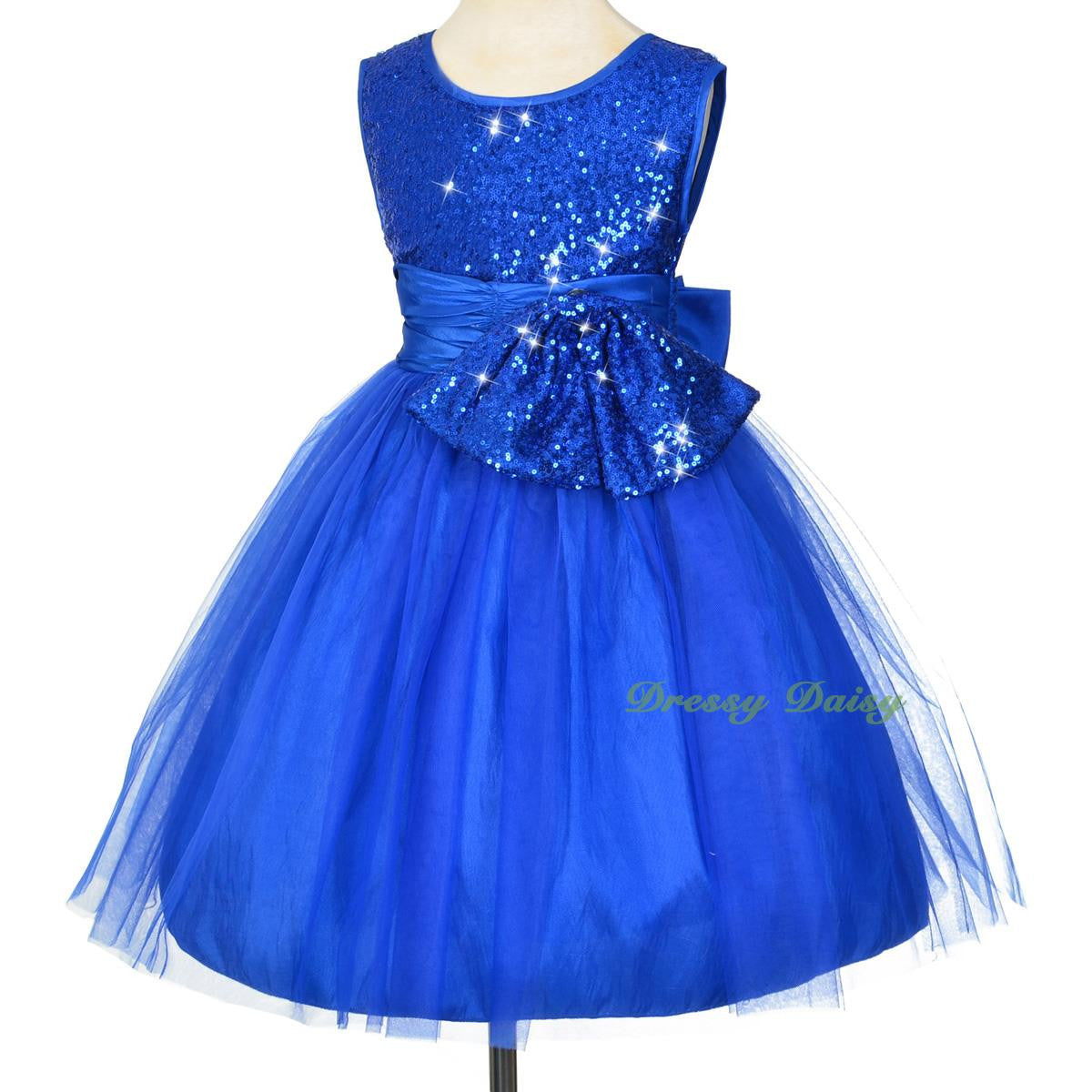 FG314 Girls' Rich Sequined Tulle Pageant Dresses Flower Girl Party Dress Size 2-10