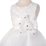 FG288 Rhinestones Flower Girl Dress Birthday Wedding Party Pageant Occasion Size 2-9